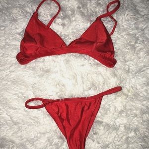 Cherry Red Bikini, Size xs-s